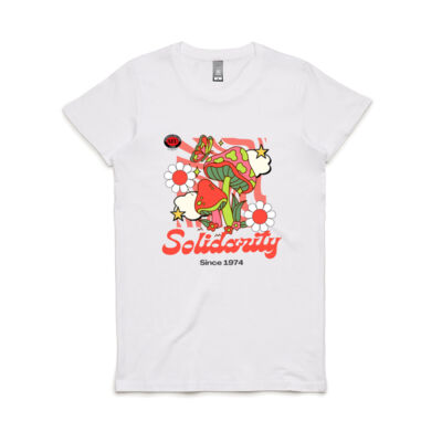 50 Years Union Solidarity Retro - Women's Maple Tee Thumbnail