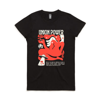 50 Years Union Power Retro - Women's Maple Tee Thumbnail